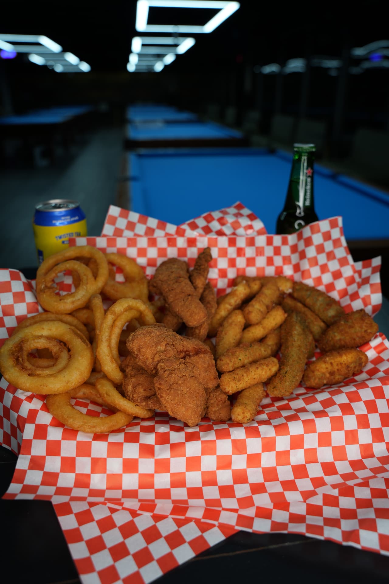 Fried platter at King Billiards