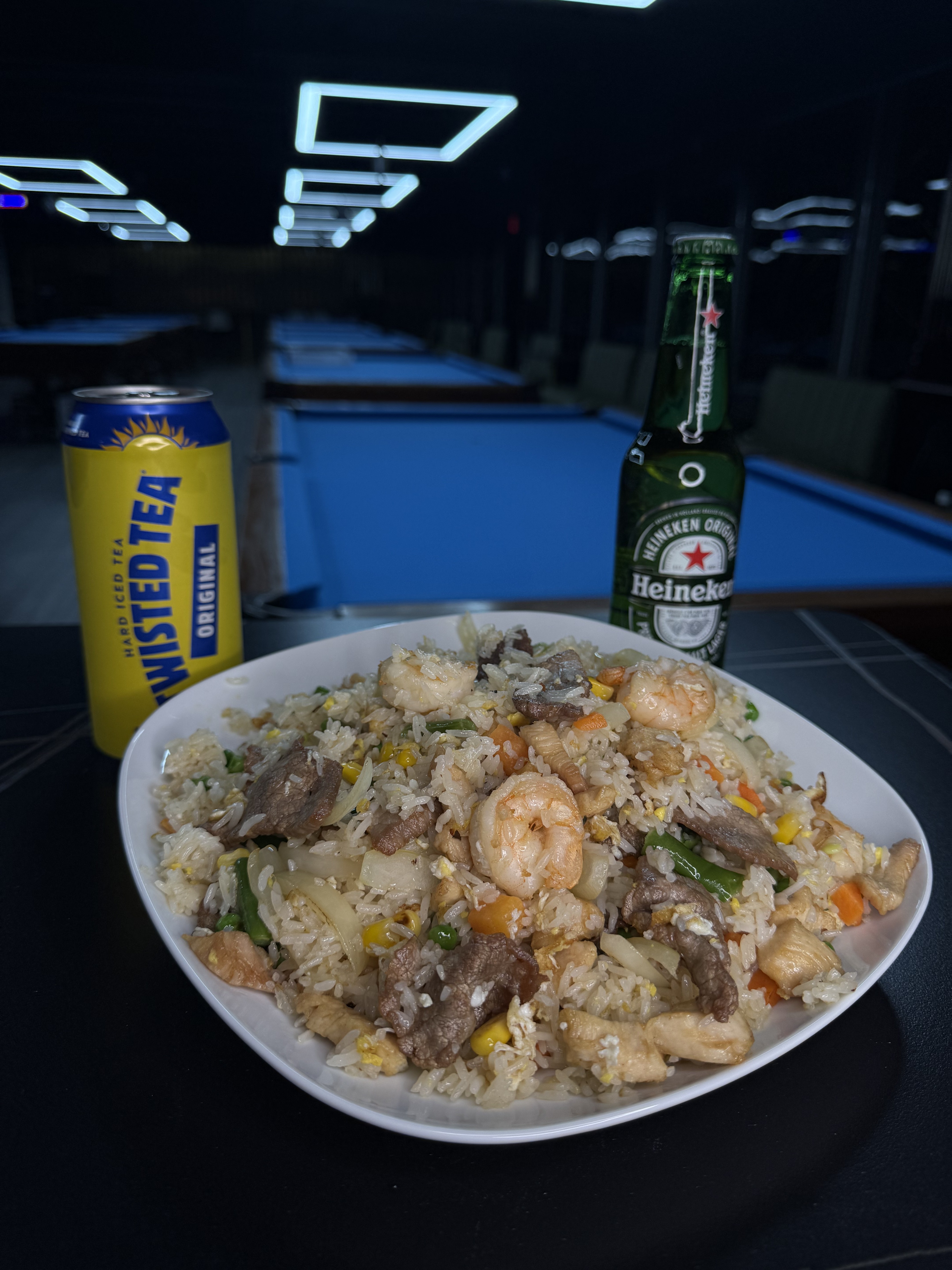 Fried rice at King Billiards